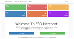 Desktop Screenshot of esomerchant.com